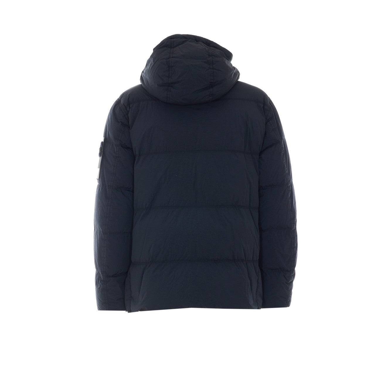 Stone Island Men Logo Garment Dyed Crinkle Reps Down Jacket STONE ISLAND