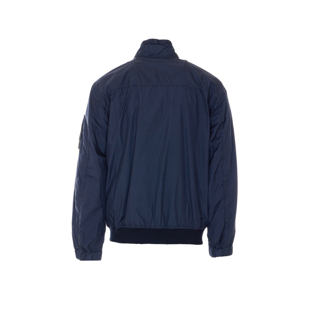 Stone Island Men Logo Garment Dyed Jacket STONE ISLAND