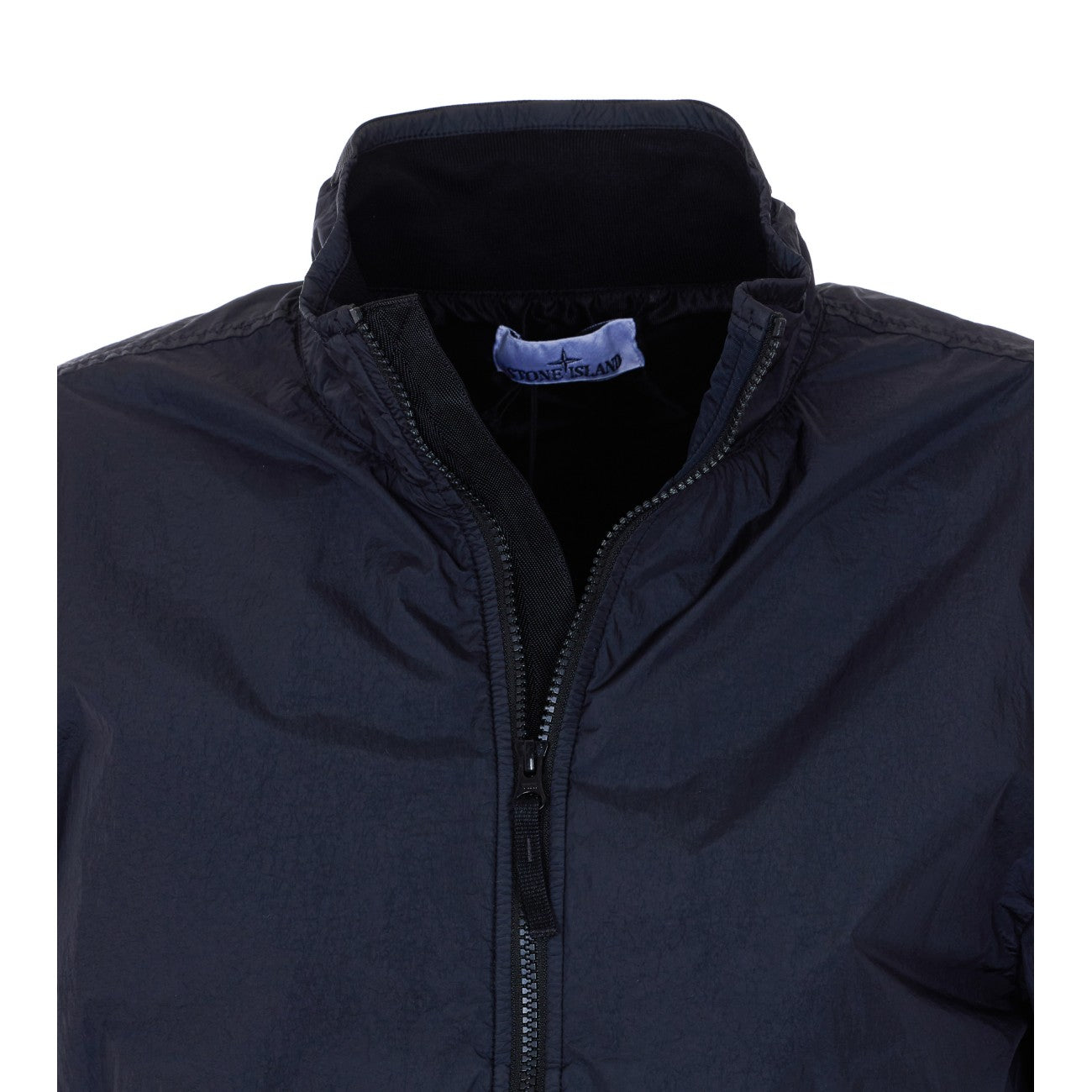 Stone Island Men Logo Garment Dyed Jacket STONE ISLAND