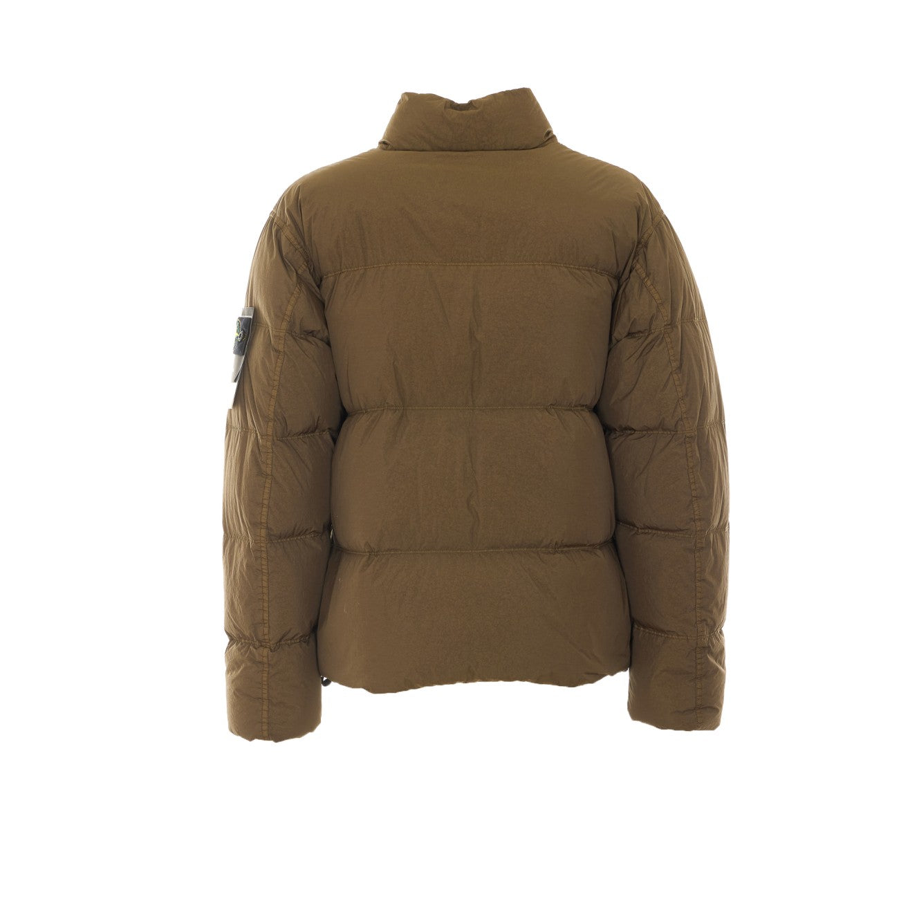 Stone Island Men Logo Garment Dyed Padded Bomber STONE ISLAND