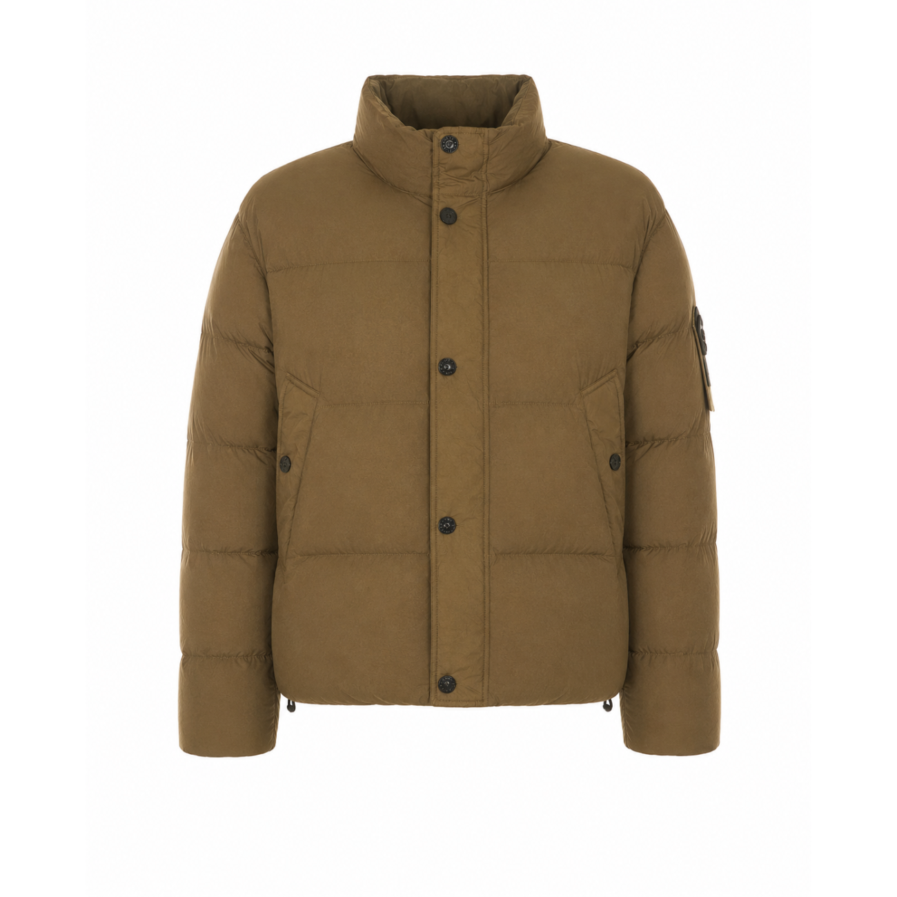 Stone Island Men Logo Garment Dyed Padded Bomber STONE ISLAND
