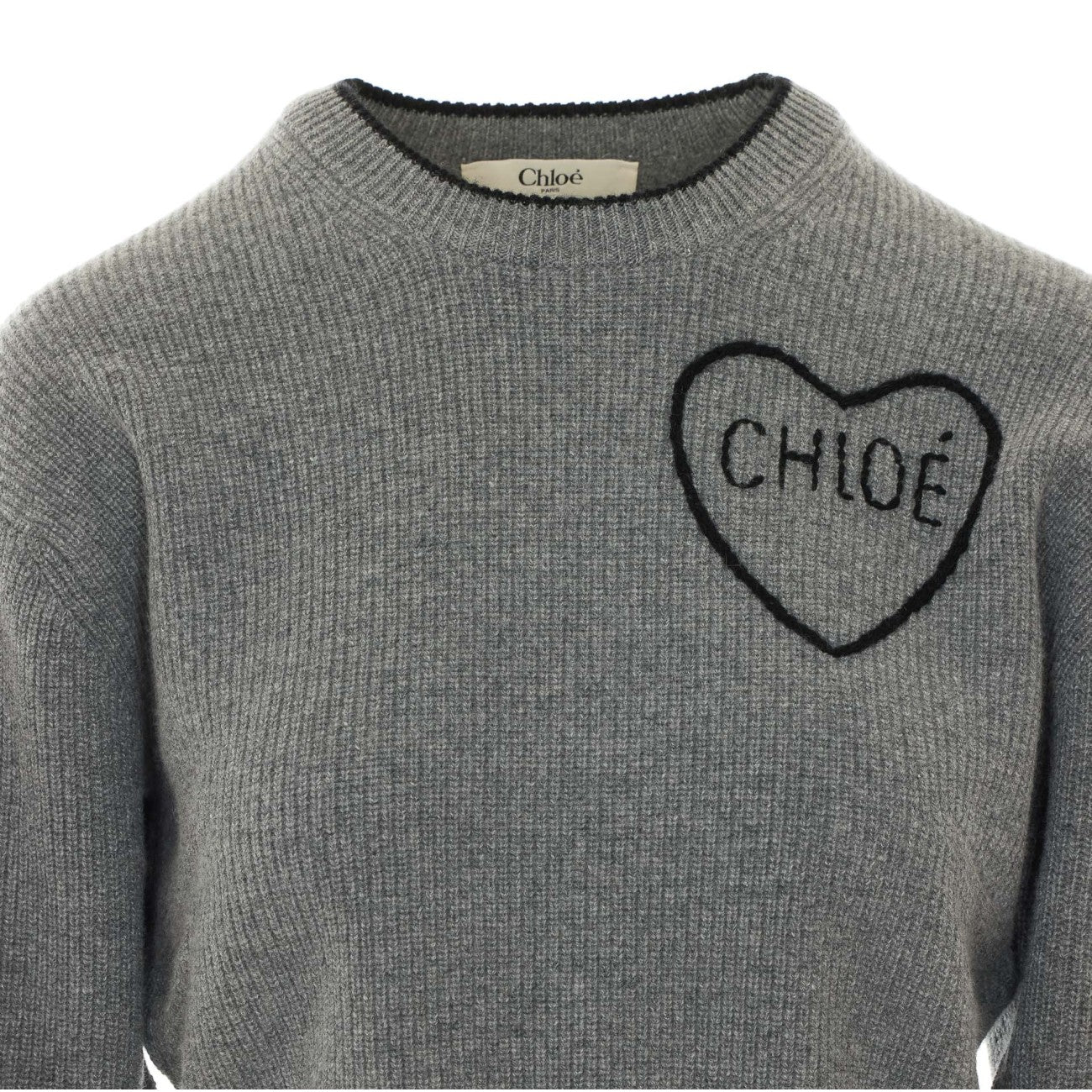 Chloe' Women Logo Heart Sweater CHLOE
