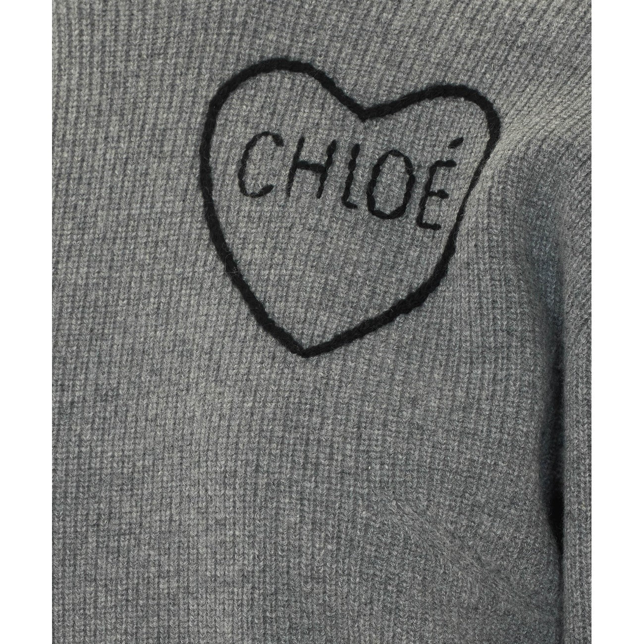 Chloe' Women Logo Heart Sweater CHLOE