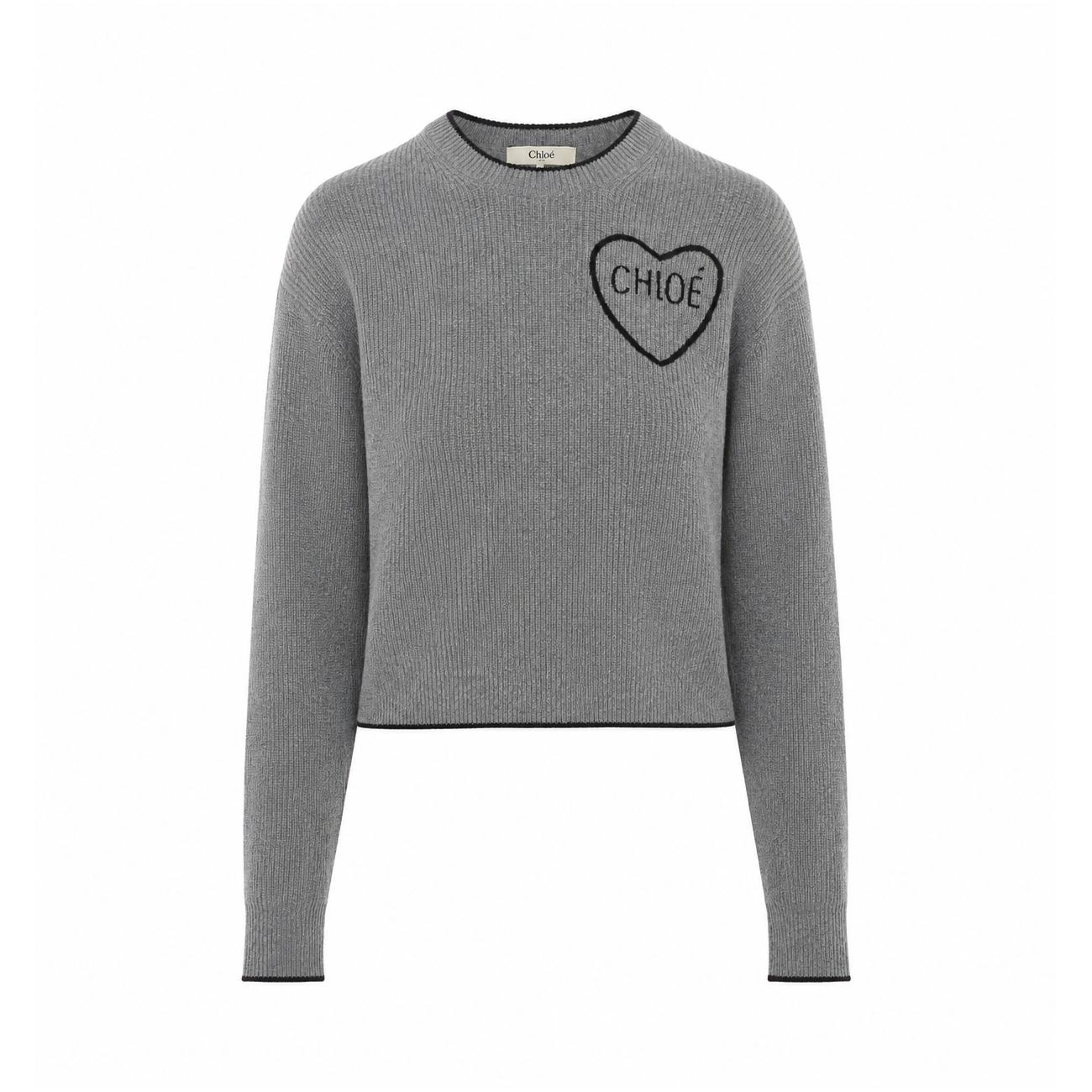 Chloe' Women Logo Heart Sweater CHLOE