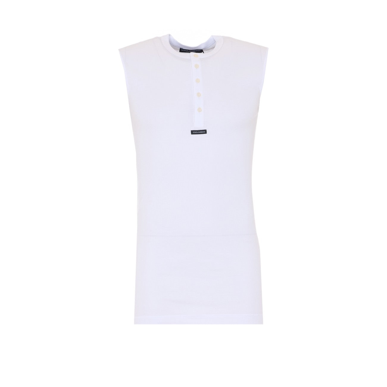 Dolce&Gabbana Men Logo Henley Shirt