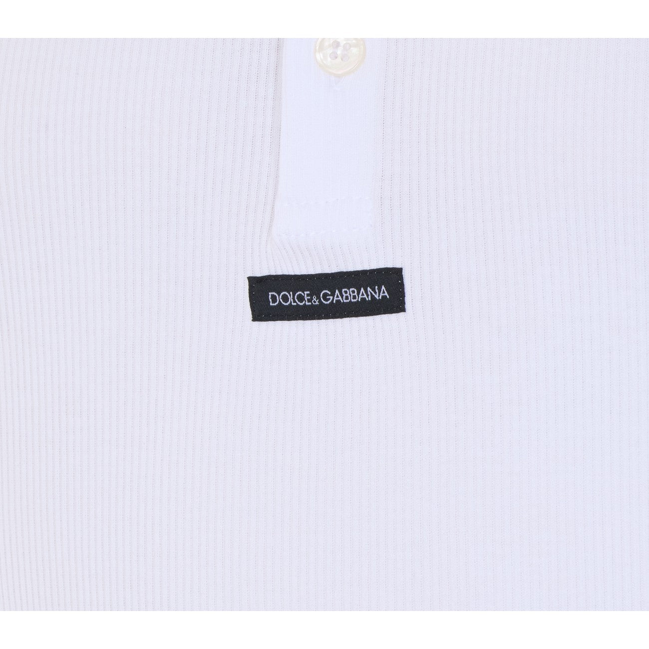 Dolce&Gabbana Men Logo Henley Shirt
