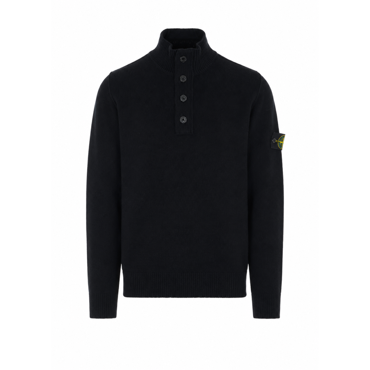 Stone Island Men Logo High Neck Sweater STONE ISLAND