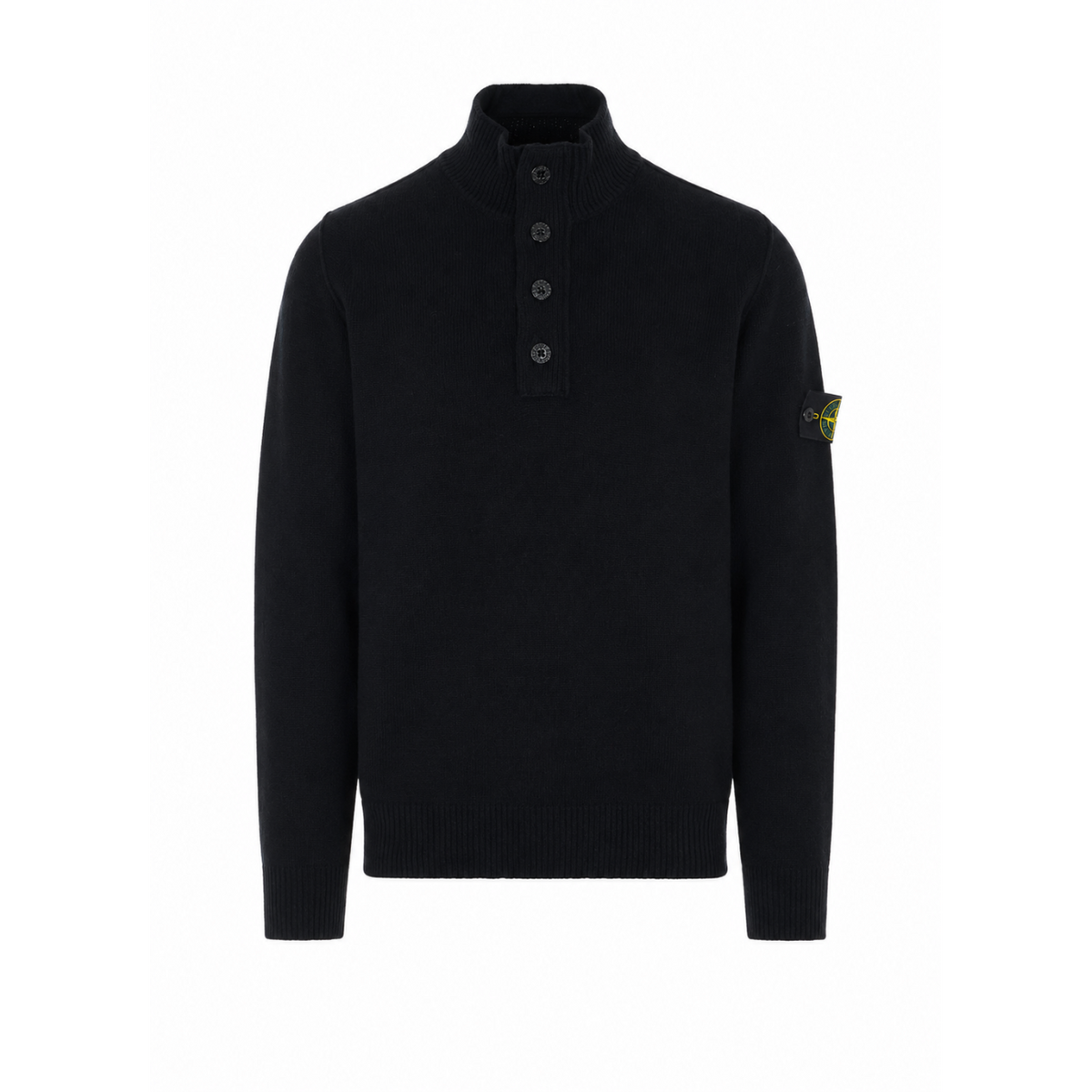 Stone Island Men Logo High Neck Sweater STONE ISLAND