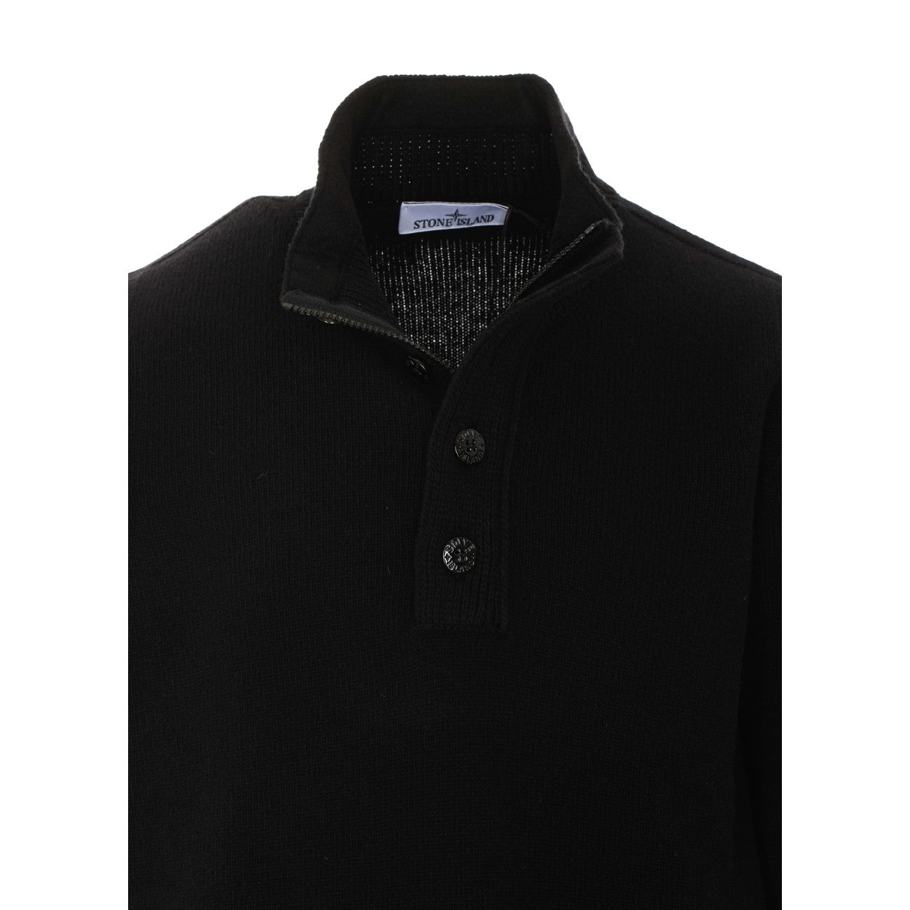 Stone Island Men Logo High Neck Sweater STONE ISLAND