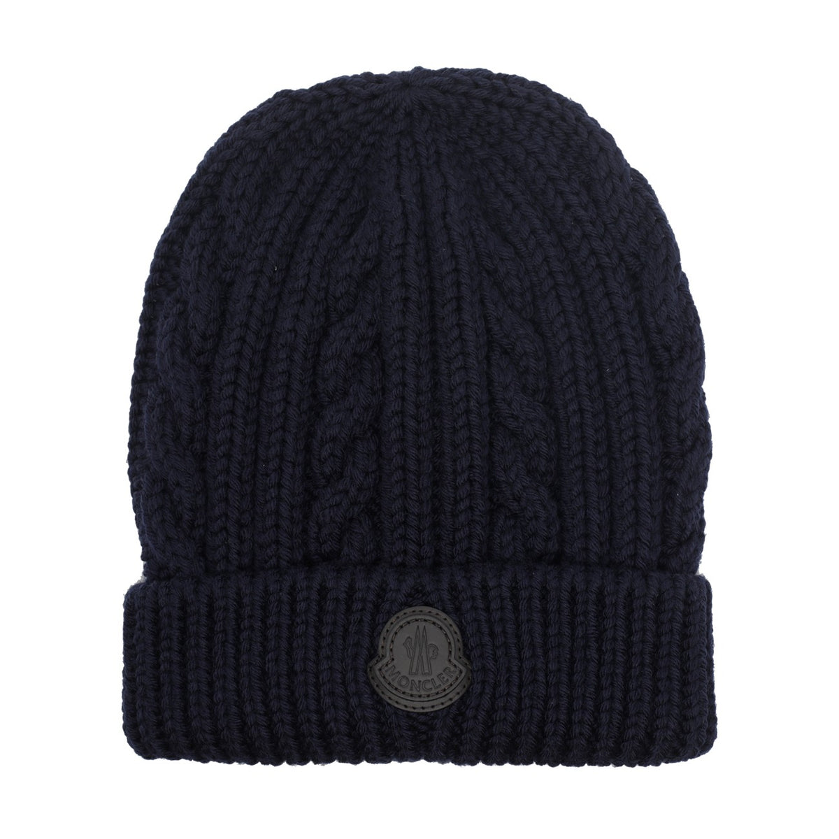 Moncler Men Logo Knitted Beanie MONCLER