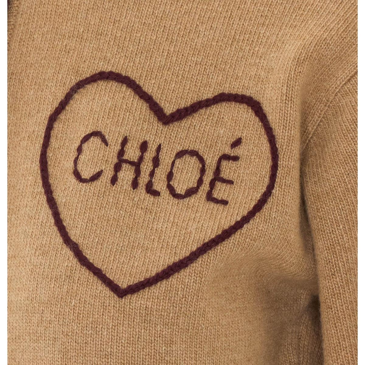 Chloe' Women Logo Knitted Slim Cardigan CHLOE