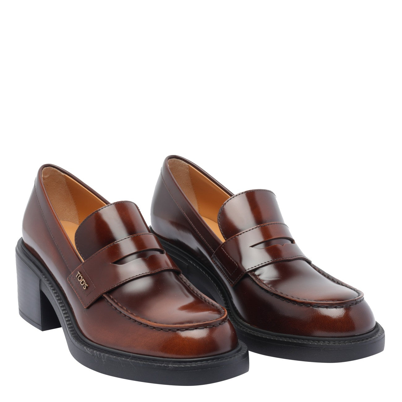 Tod's Women Logo Leather Pump Loafers TOD'S