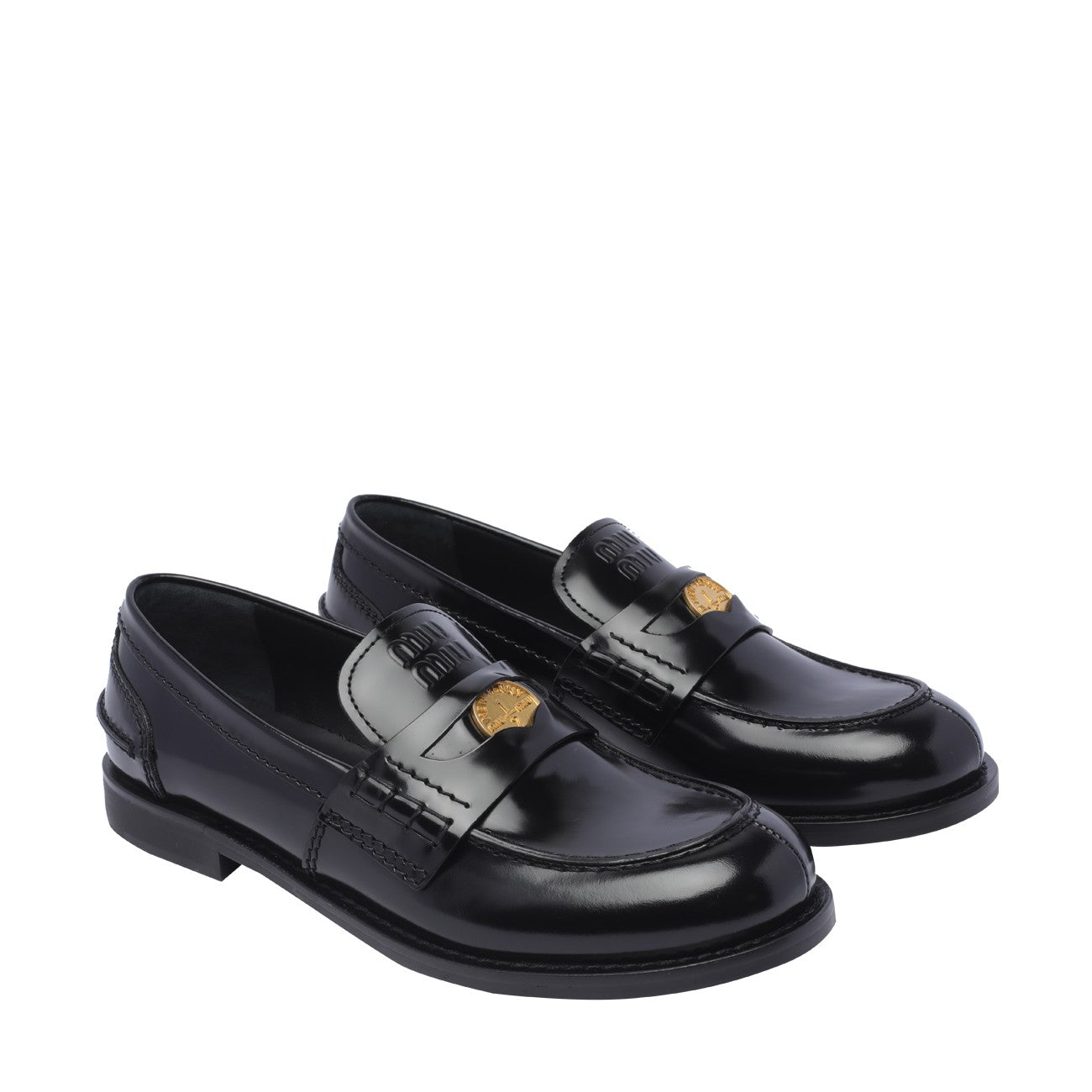 Miu Miu Women Logo Loafers MIU MIU