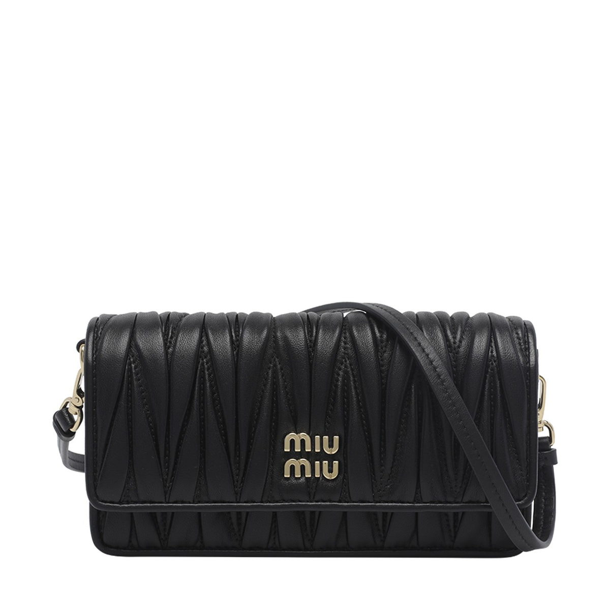 Miu Miu Women Logo Matelasse' Crossbody Bag MIU MIU