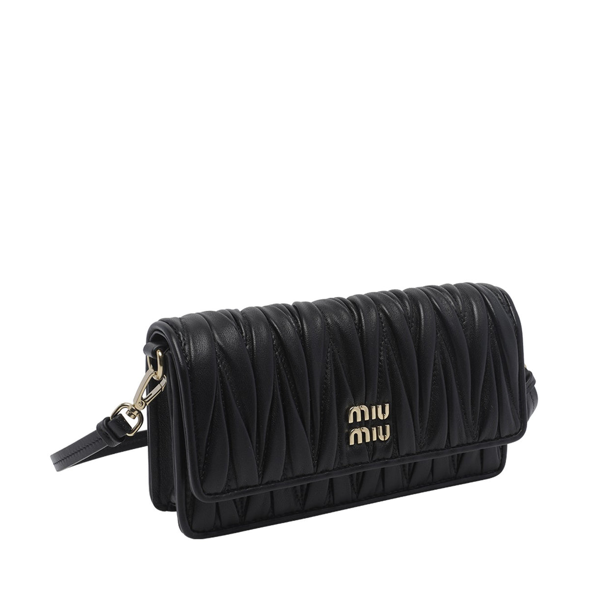 Miu Miu Women Logo Matelasse' Crossbody Bag MIU MIU