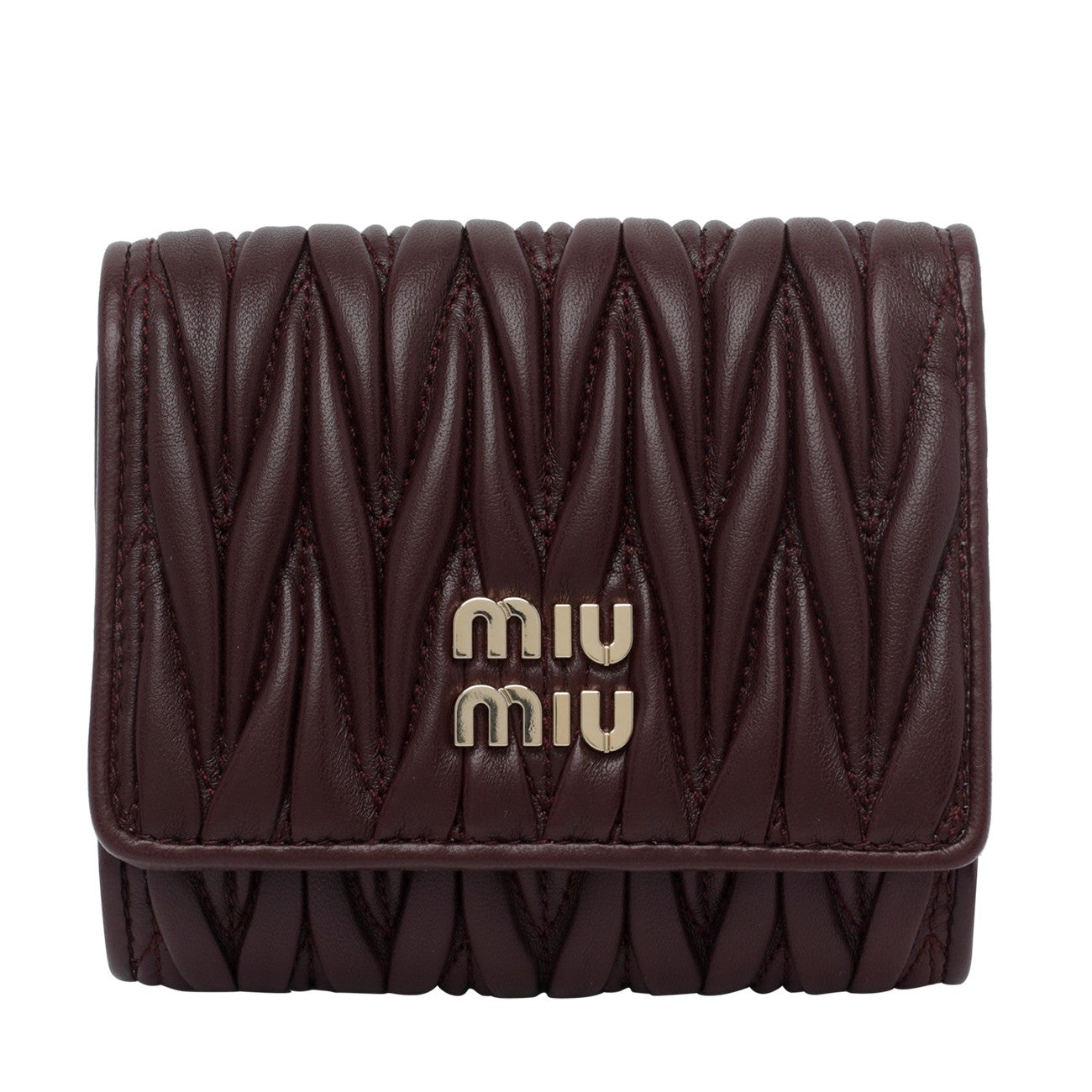Miu Miu Women Logo Matelasse' Wallet MIU MIU