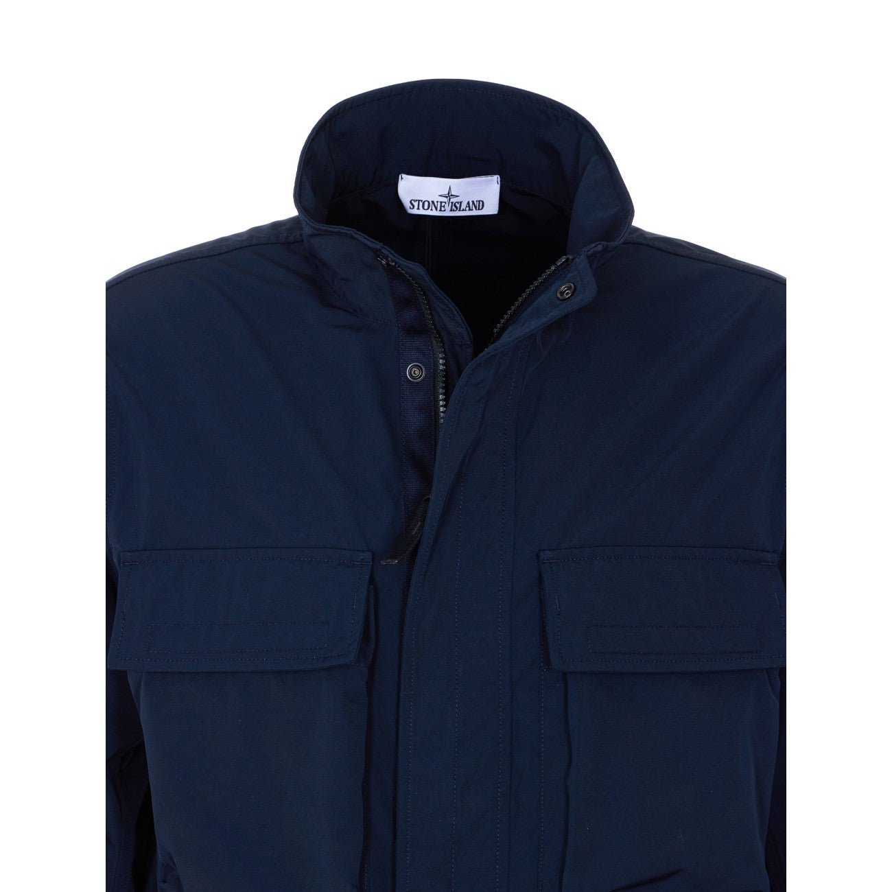 Stone Island Men Logo Micro Twill Jacket STONE ISLAND