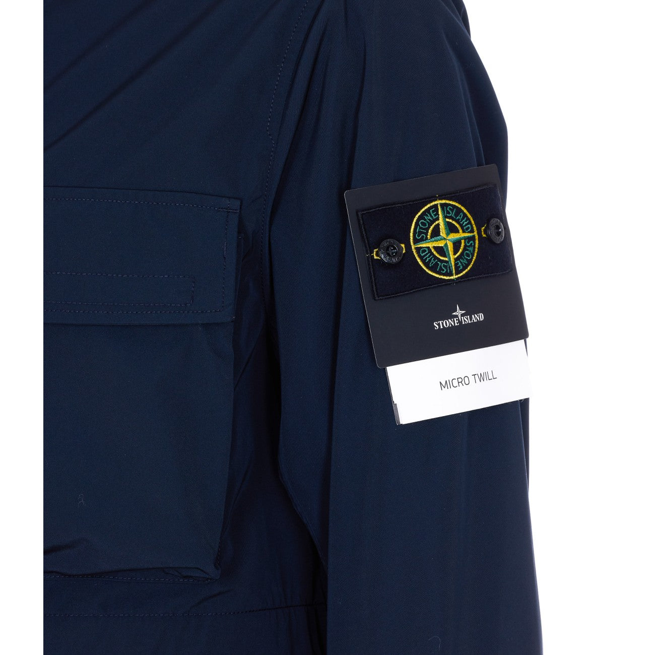 Stone Island Men Logo Micro Twill Jacket STONE ISLAND