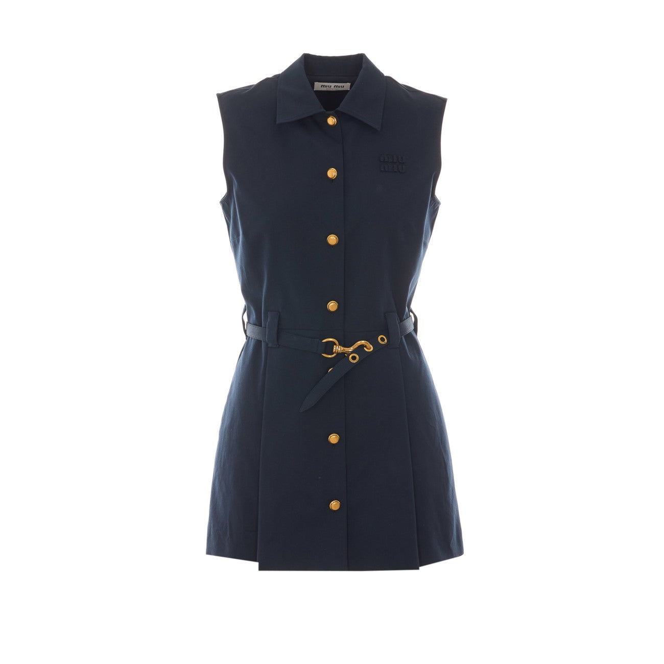 Miu Miu Women Logo Mini Dress MIU MIU