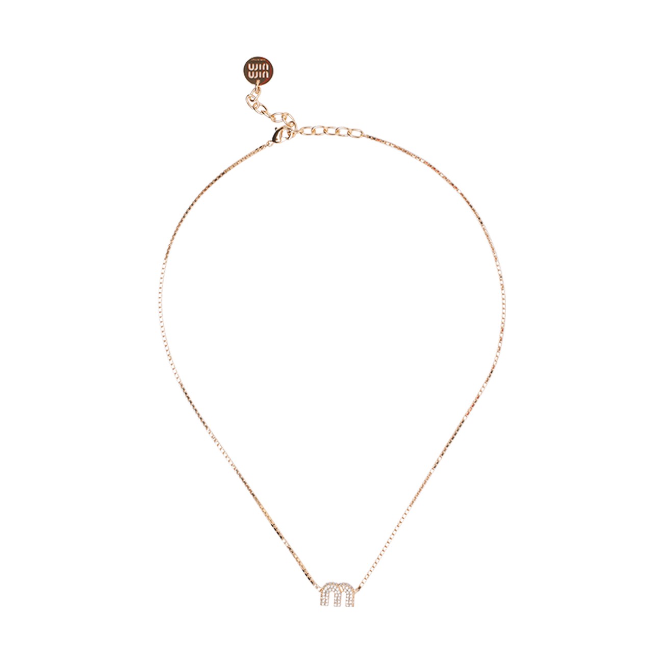 Miu Miu Women Logo Necklace MIU MIU