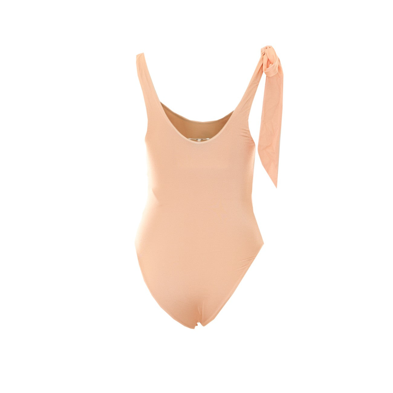 Chloe' Women Logo One Piece Swimwear With Knotted Shoulder CHLOE