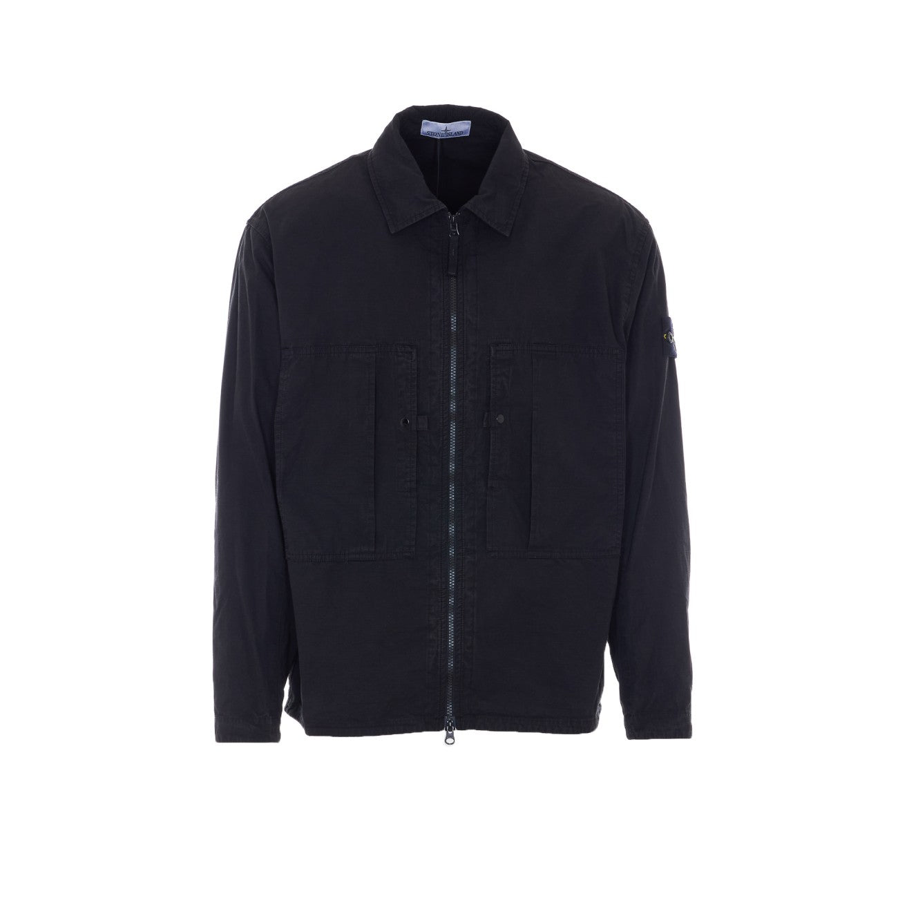 Stone Island Men Logo Overshirt STONE ISLAND