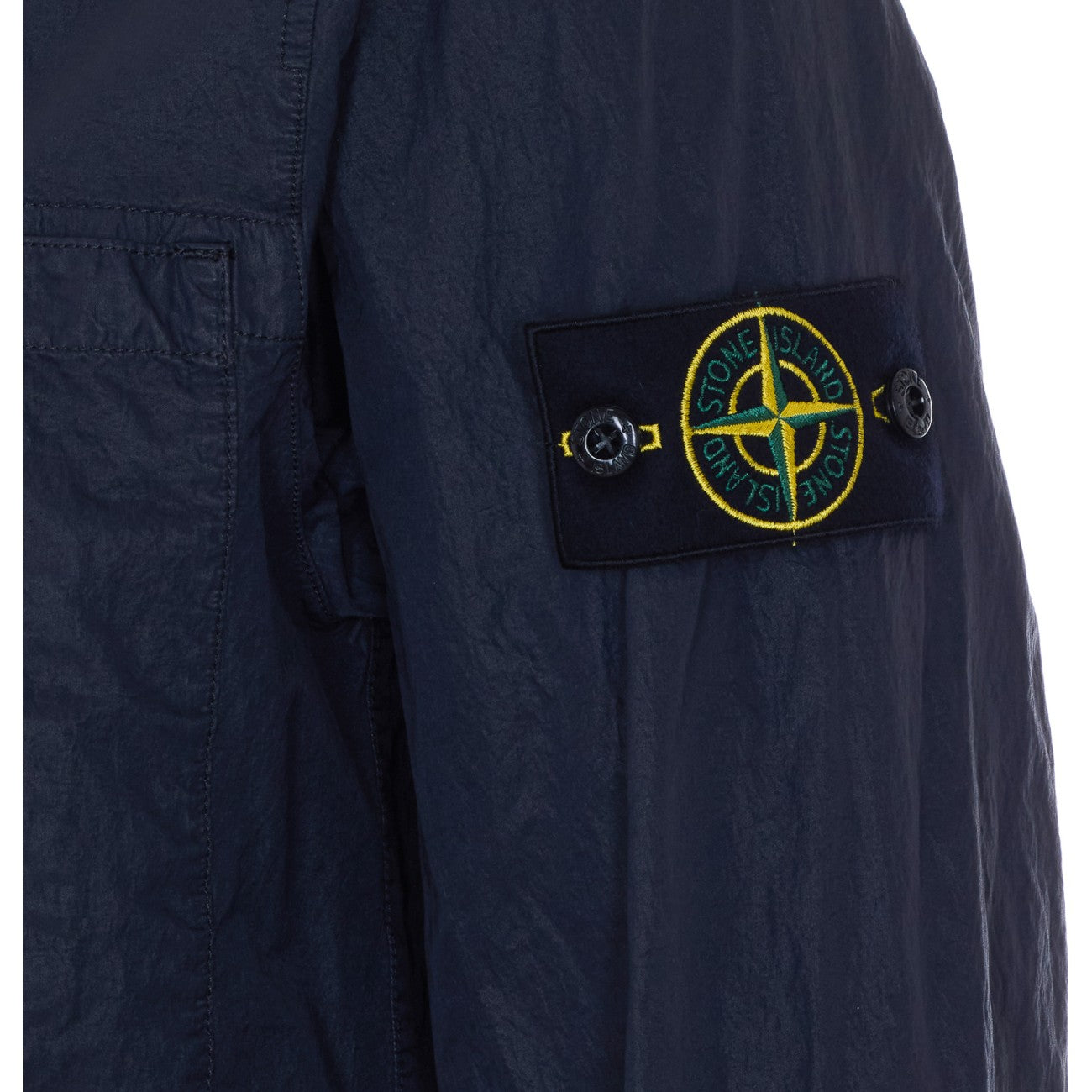 Stone Island Men Logo Overshirt STONE ISLAND