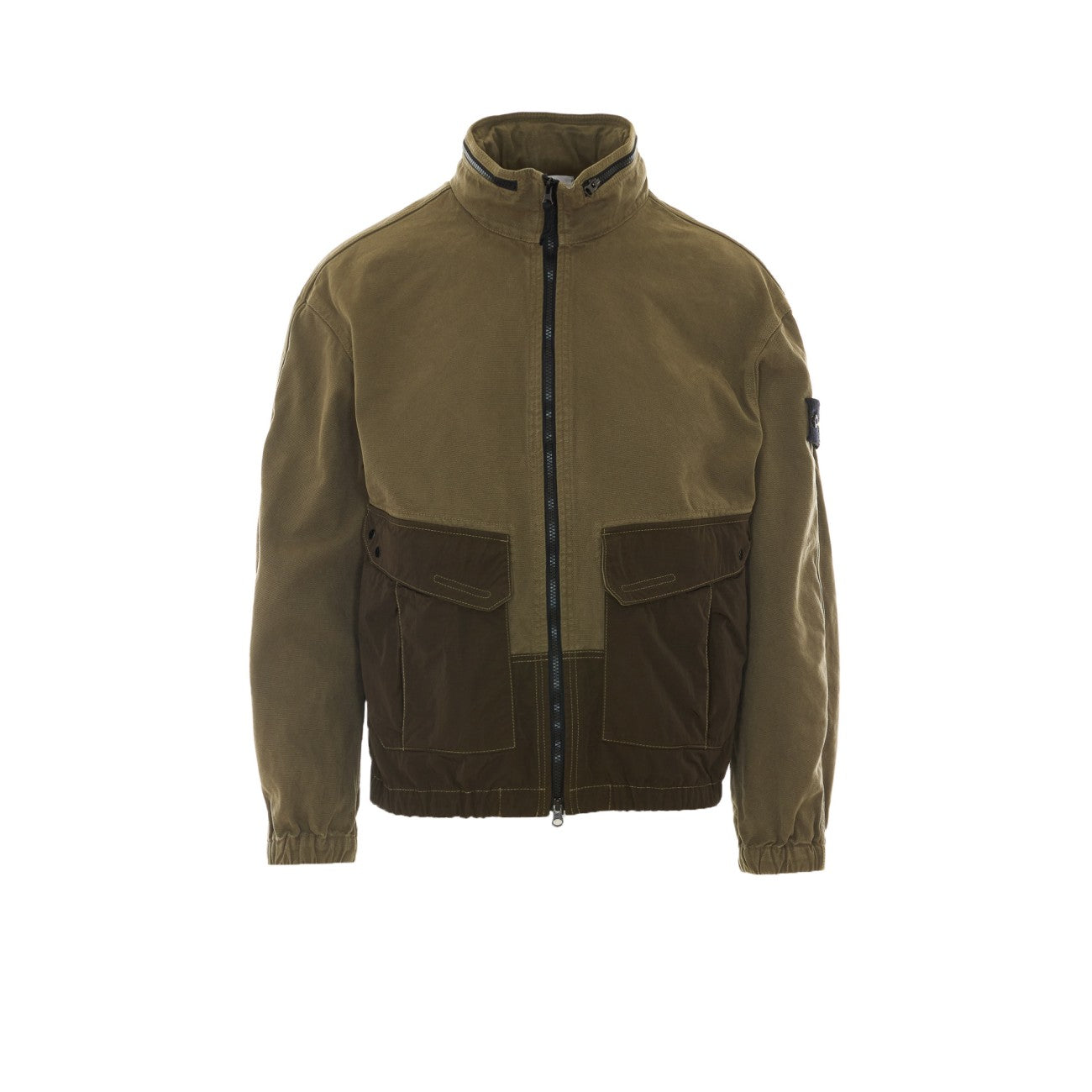 Stone Island Men Logo Overshirt STONE ISLAND