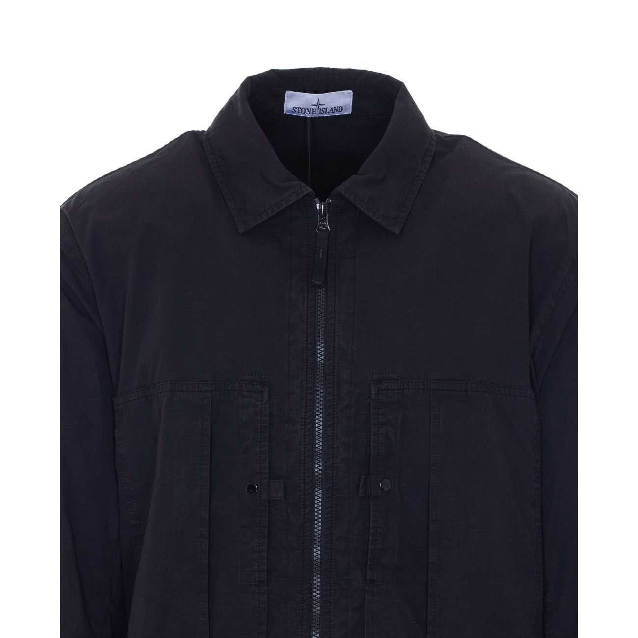 Stone Island Men Logo Overshirt STONE ISLAND