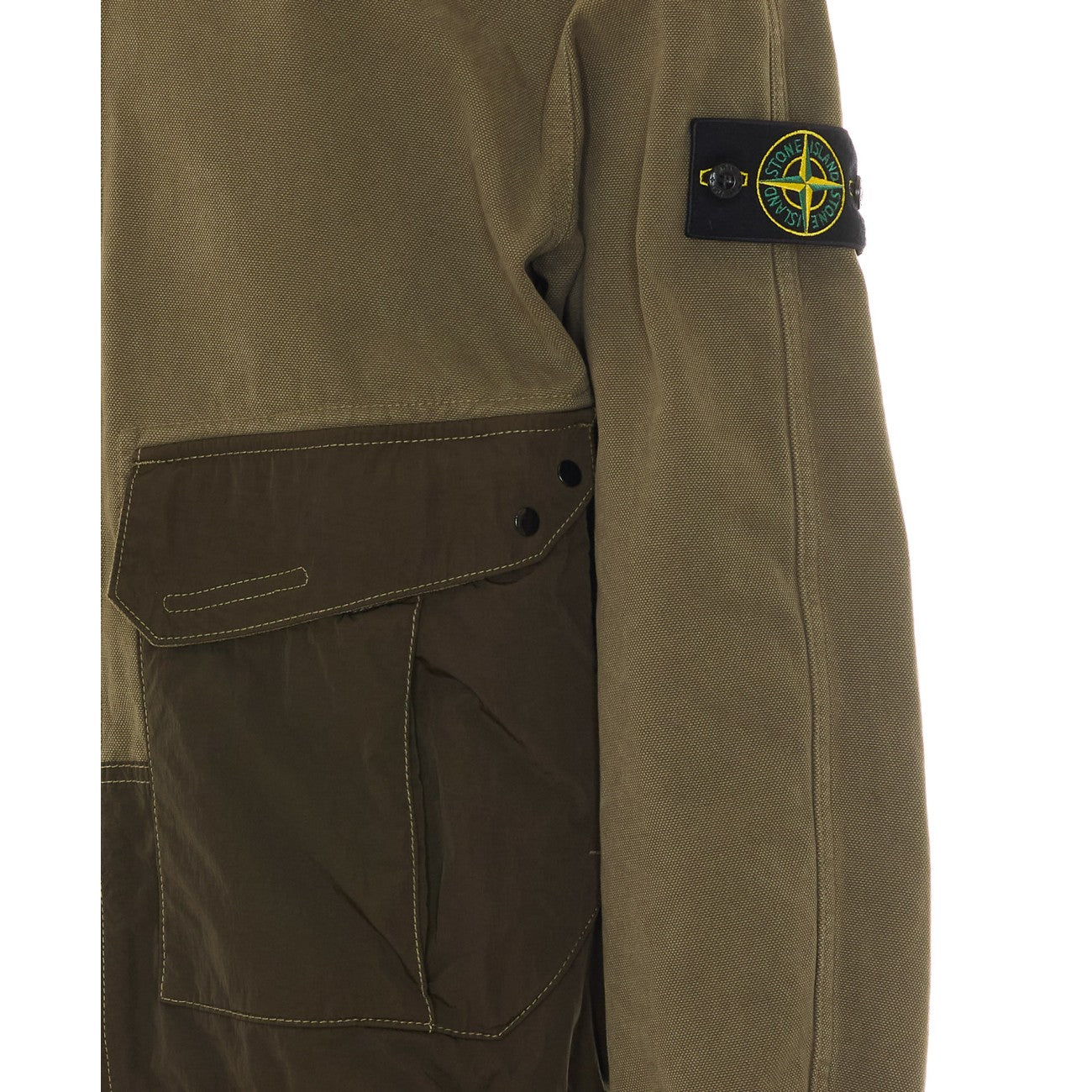 Stone Island Men Logo Overshirt STONE ISLAND