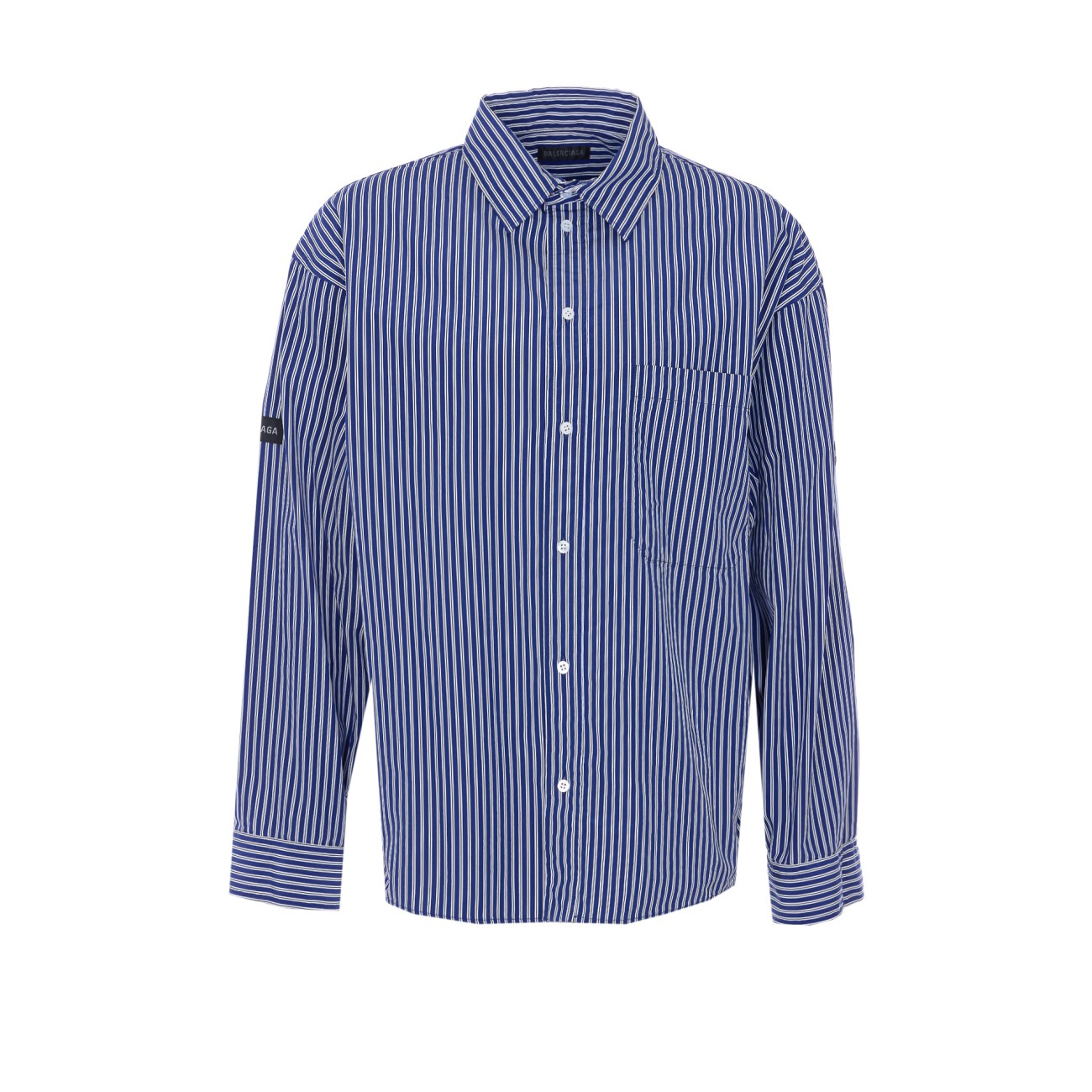 Balenciaga Men Logo Oversized Shirt