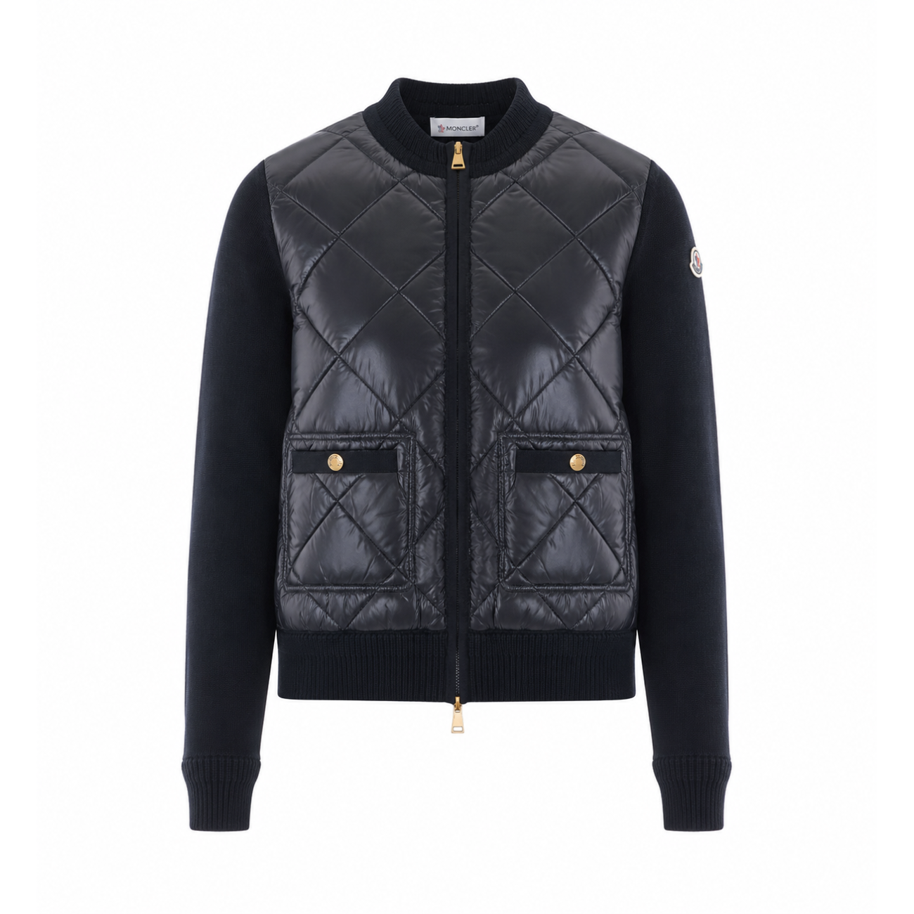Moncler Women Logo Padded Cardigan MONCLER