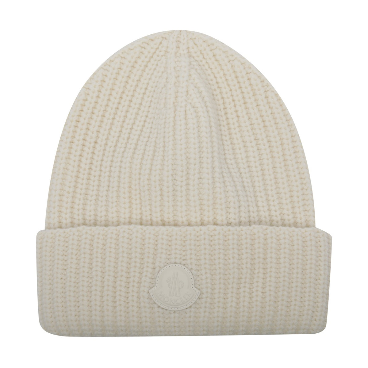 Moncler Women Logo Patch Beanie MONCLER