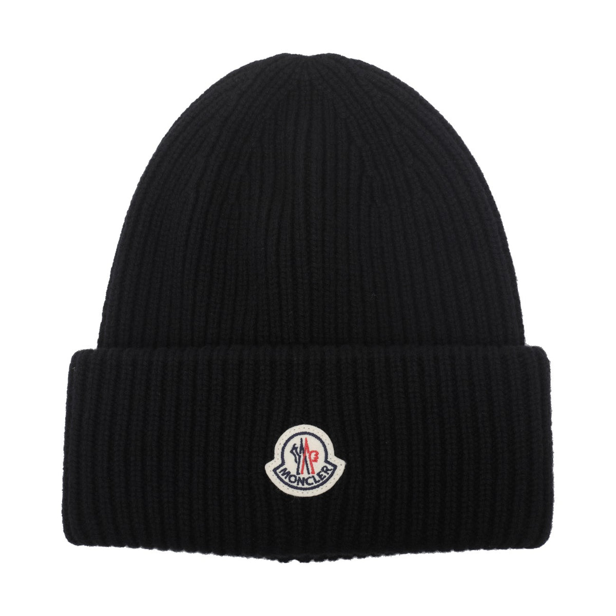 Moncler Men Logo Patch Beanie MONCLER