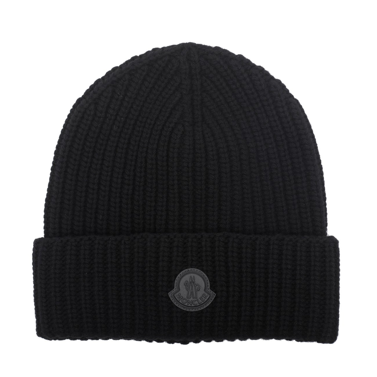Moncler Women Logo Patch Beanie MONCLER