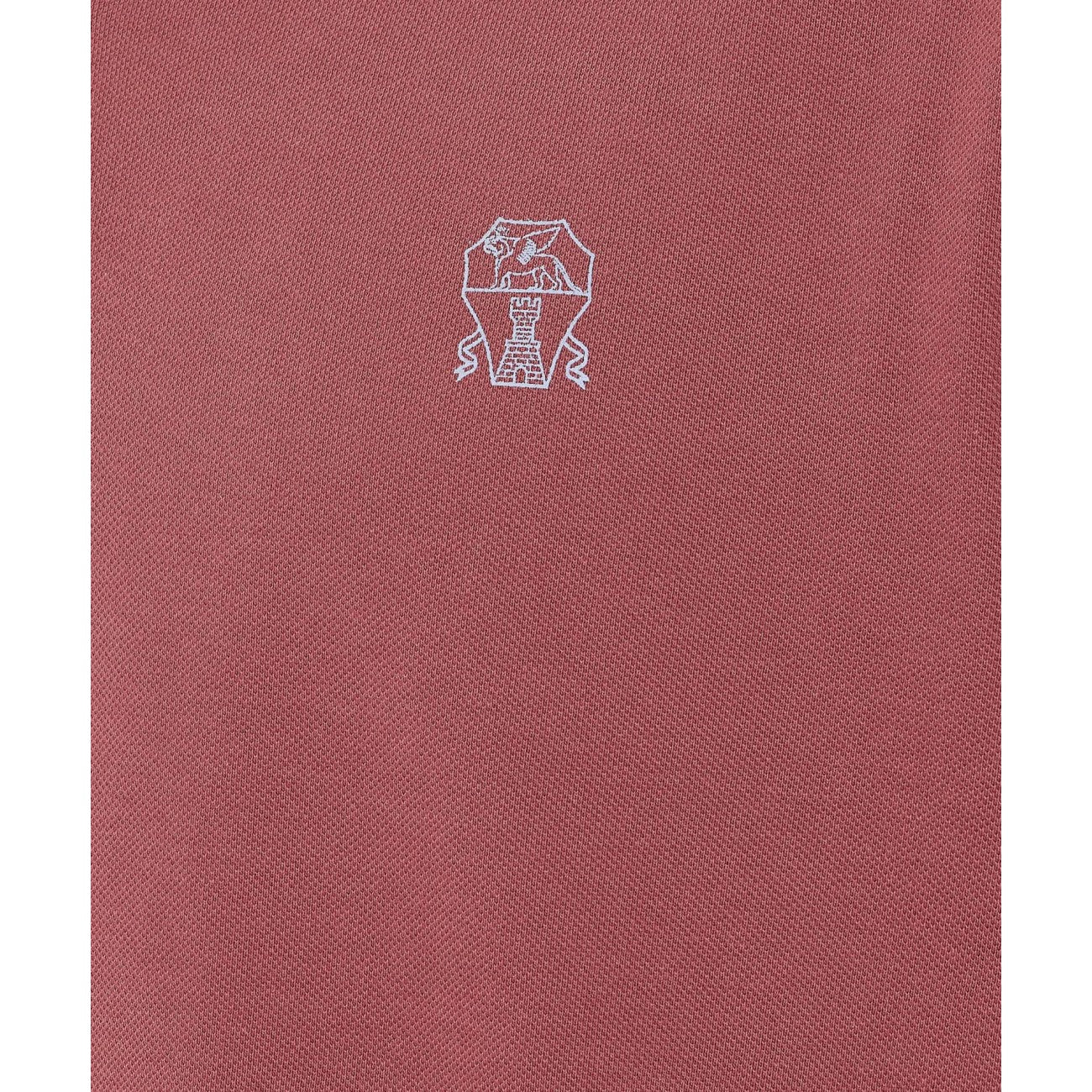 Brunello Cucinelli Men Logo Piquet Polo BRUNELLO CUCINELLI