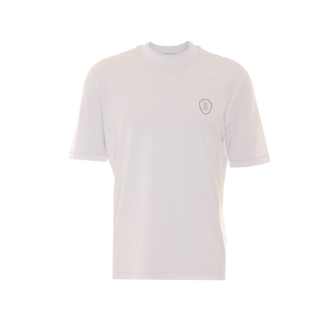 Brunello Cucinelli Men Logo Piquet T-Shirt BRUNELLO CUCINELLI
