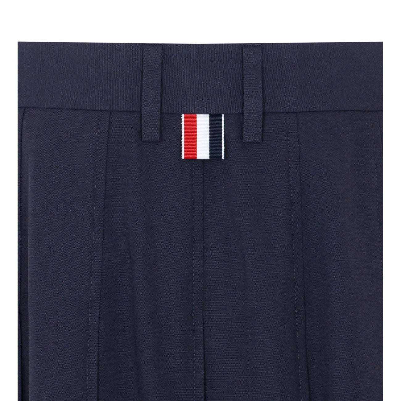 Thom Browne Women Logo Pleated Skirt THOM BROWNE