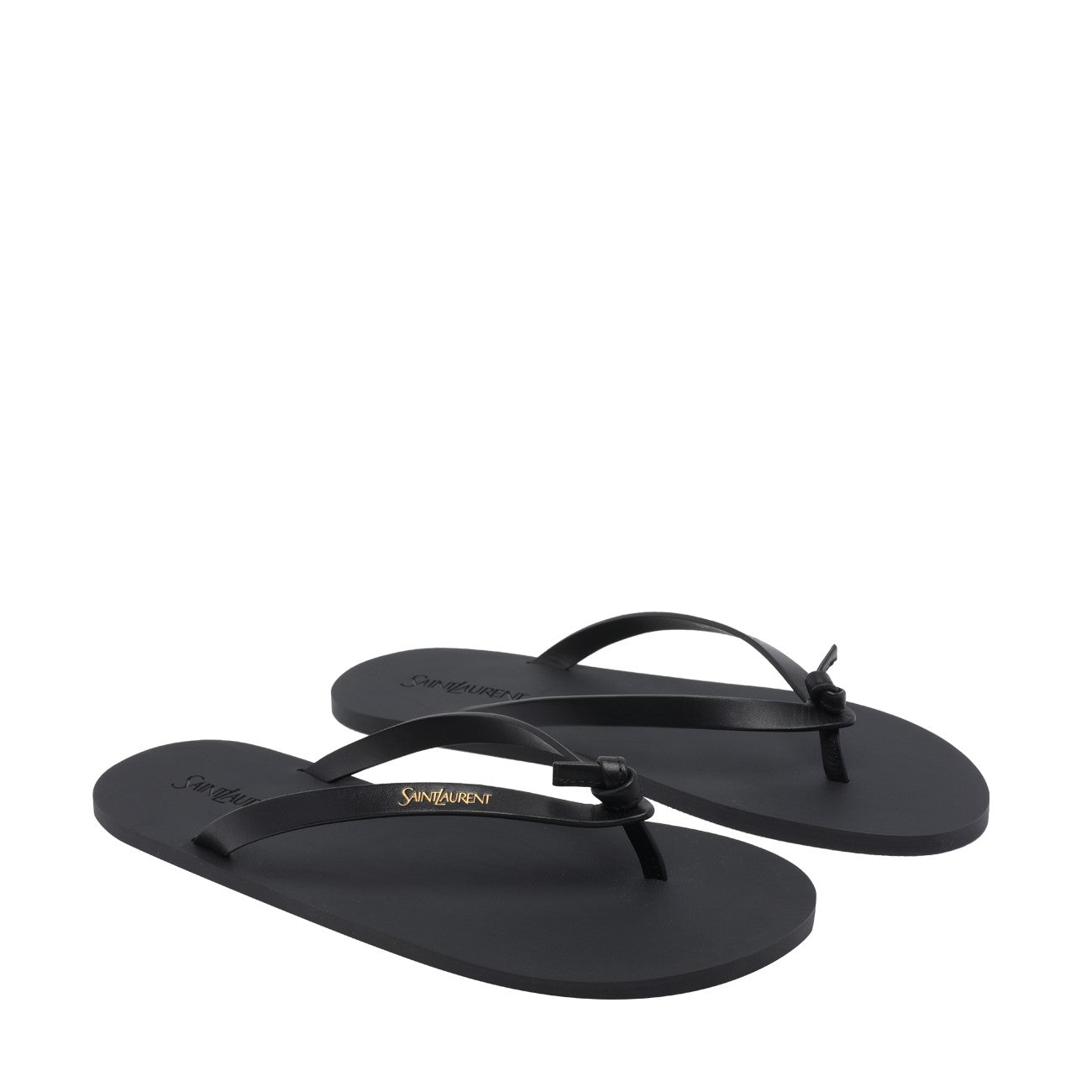Saint Laurent Men Logo Pool Flip Flops SAINT LAURENT