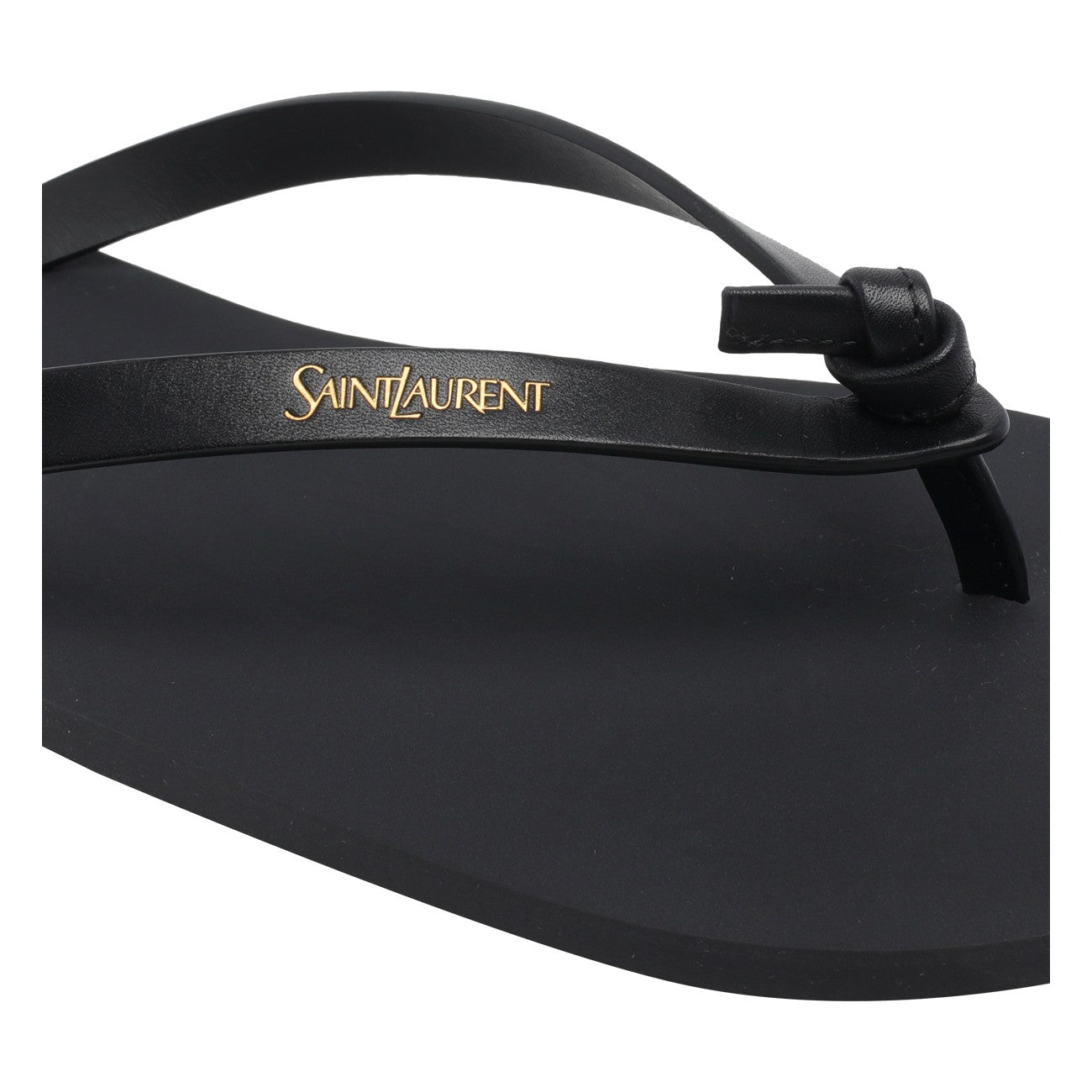 Saint Laurent Men Logo Pool Flip Flops SAINT LAURENT