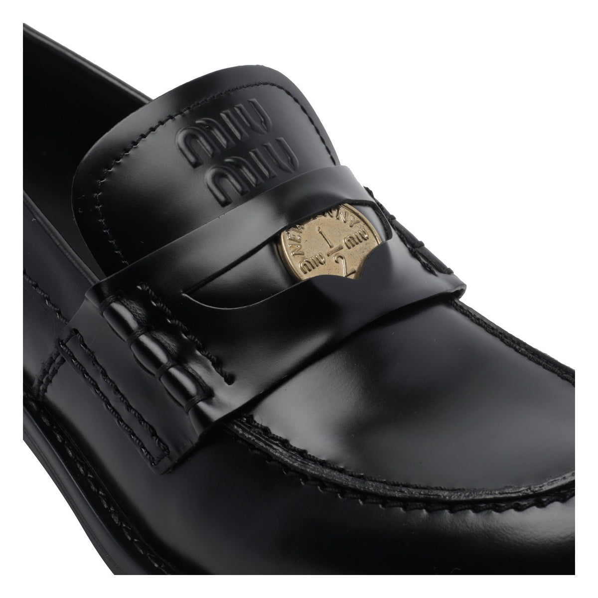 Miu Miu Women Logo Pump Loafers MIU MIU