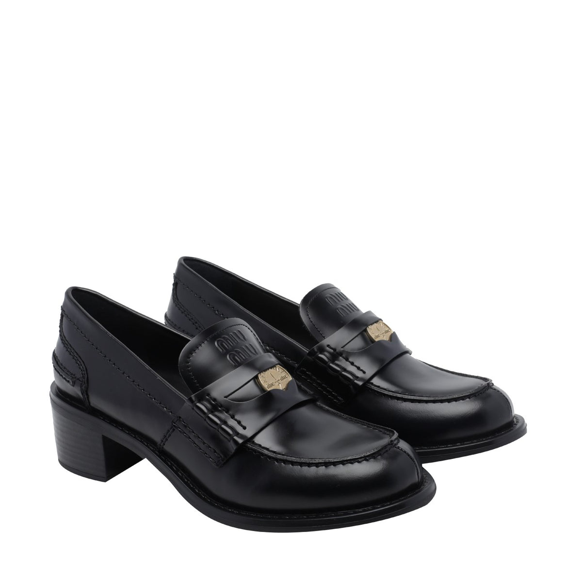 Miu Miu Women Logo Pump Loafers MIU MIU