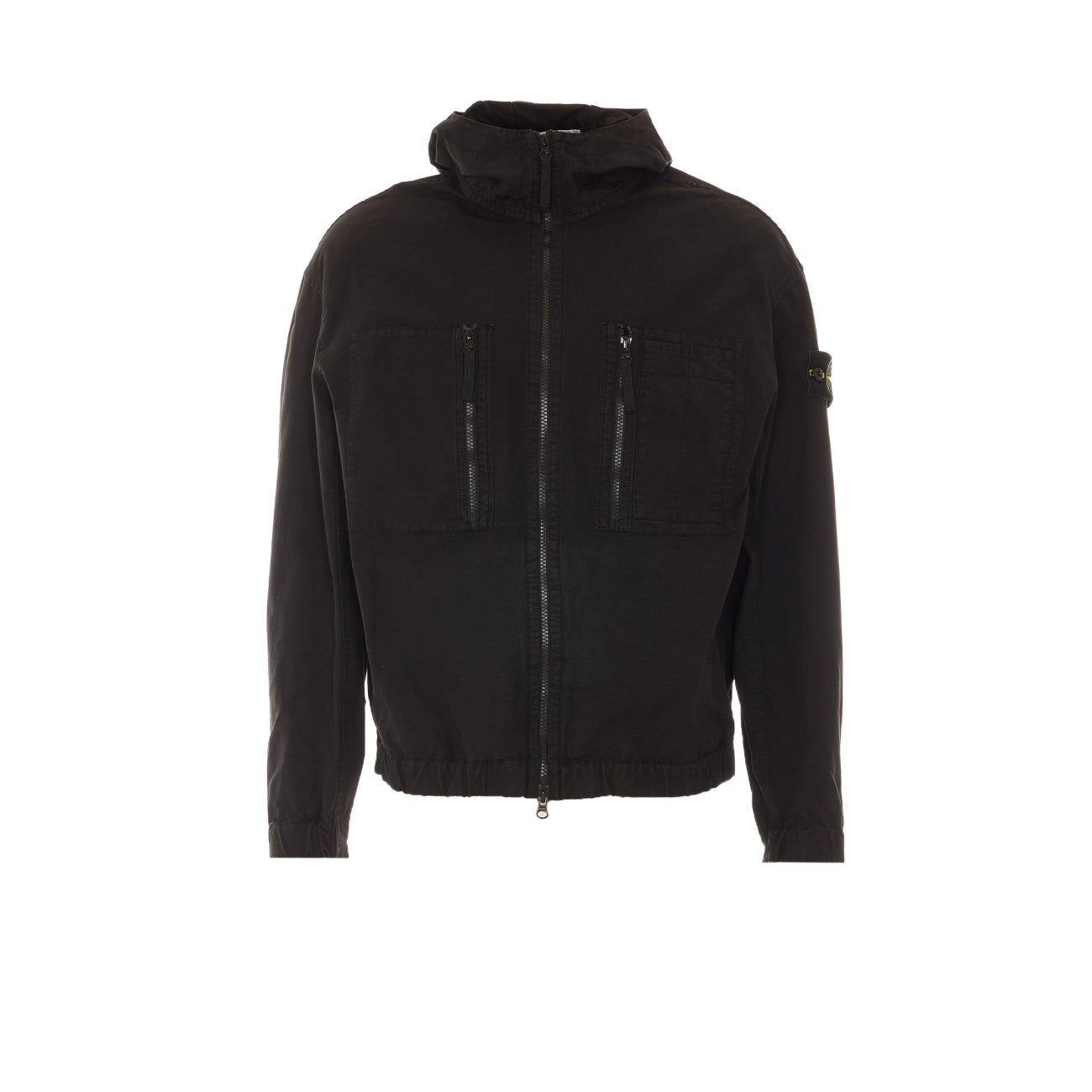 Stone Island Men Logo Ripstop Overshirt STONE ISLAND