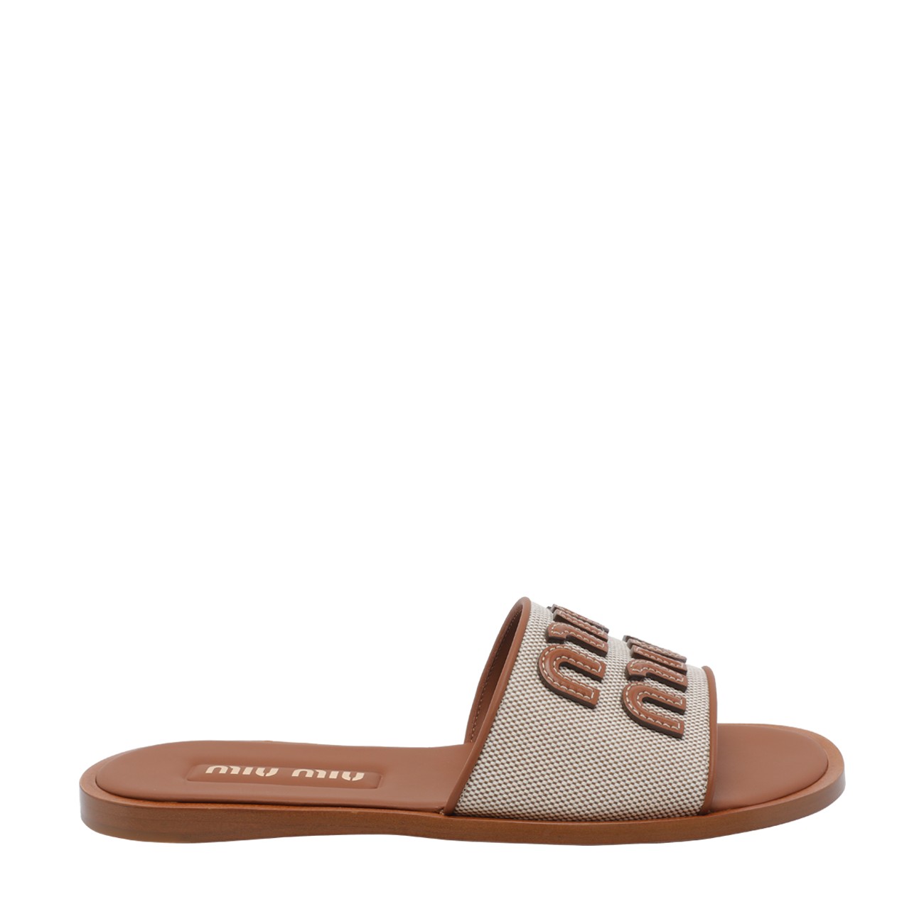Miu Miu Women Logo Sandals MIU MIU