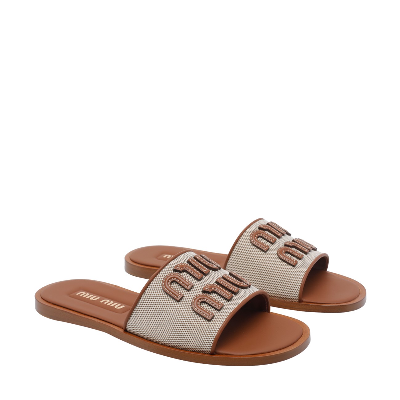 Miu Miu Women Logo Sandals MIU MIU