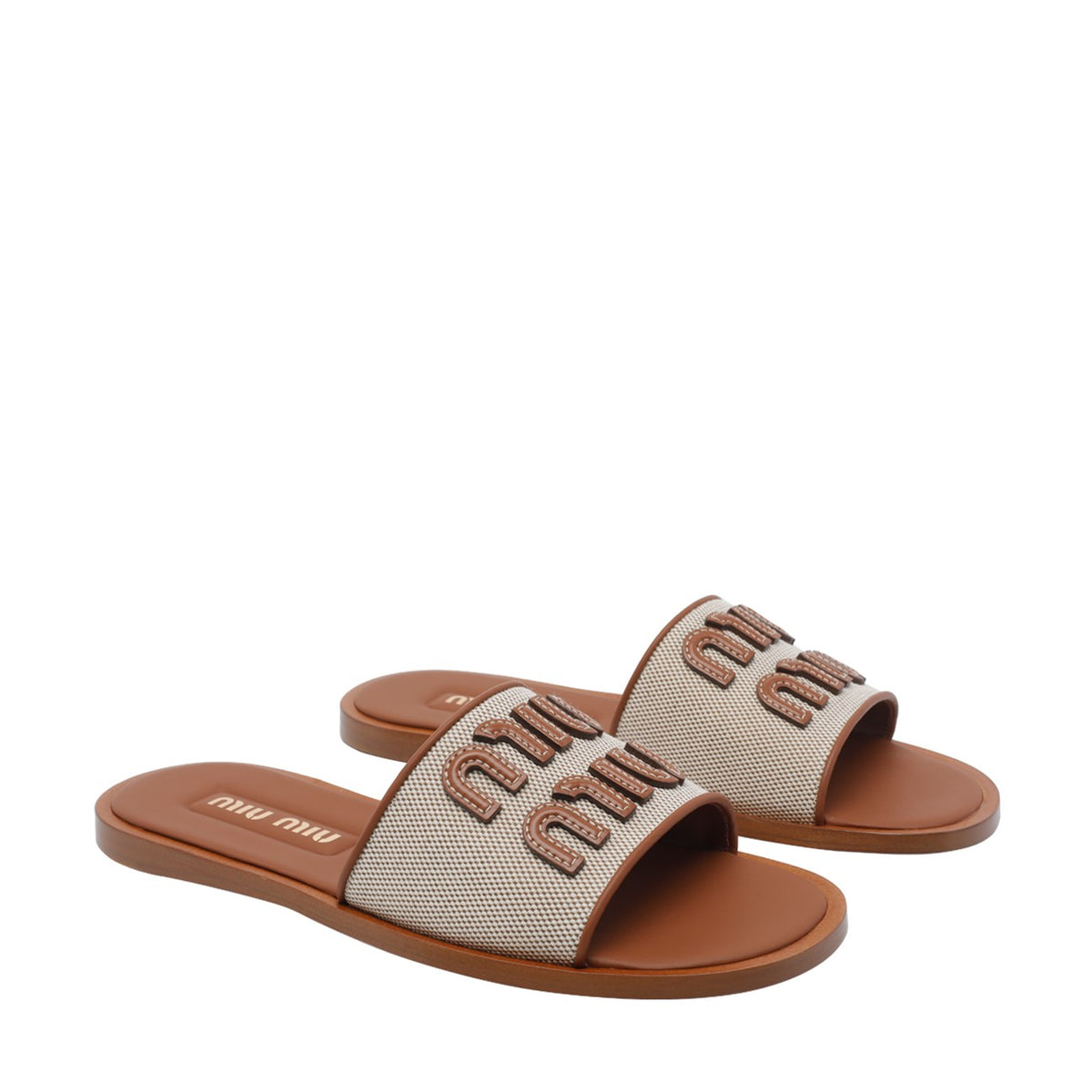 Miu Miu Women Logo Sandals MIU MIU