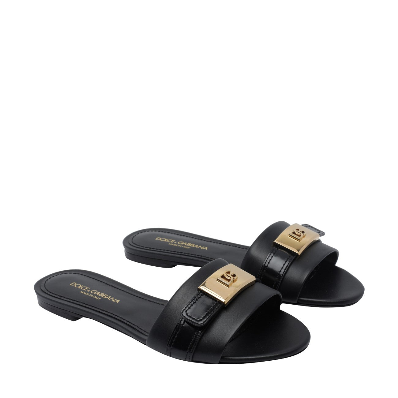 Dolce&Gabbana Women Logo Slide Sandals DOLCE & GABBANA