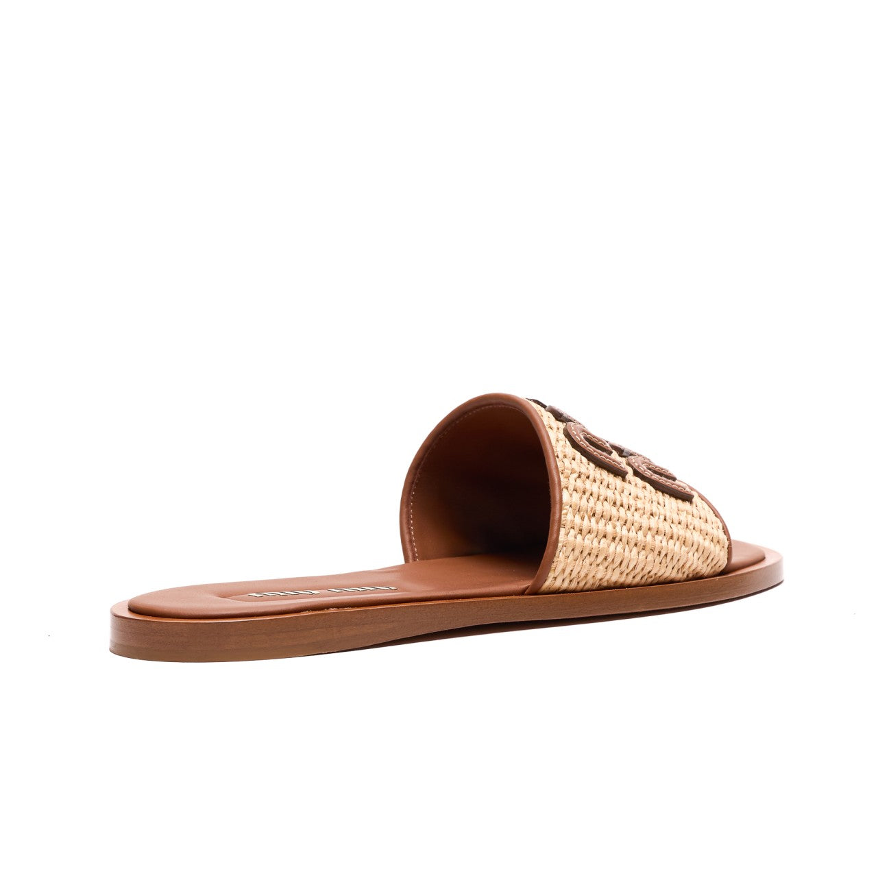 Miu Miu Women Logo Slide Sandals MIU MIU