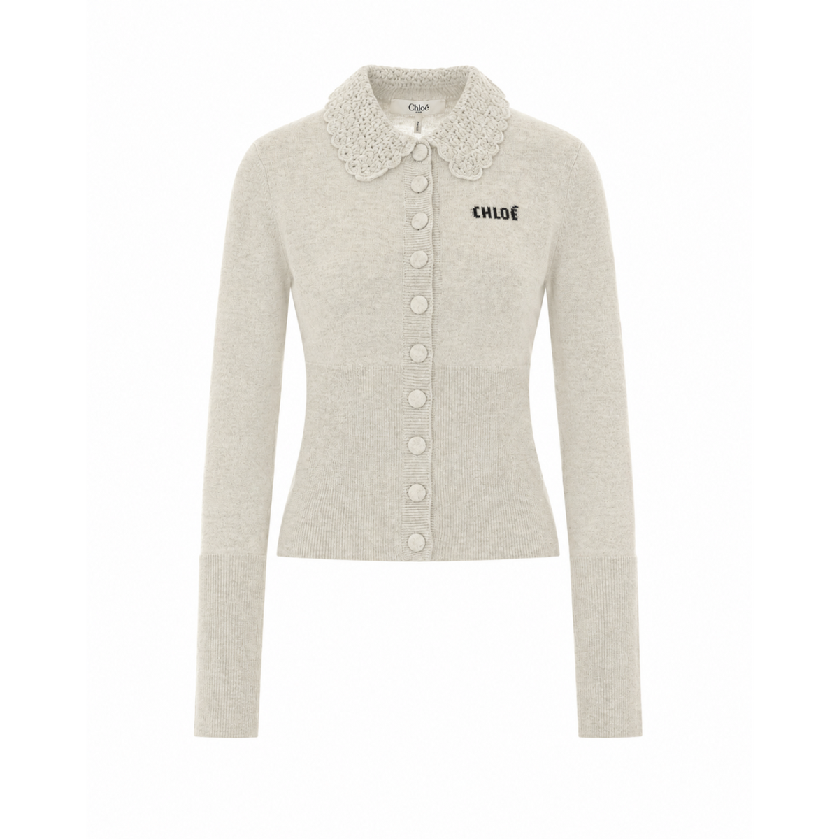 Chloe' Women Logo Slim Fit Cardigan CHLOE