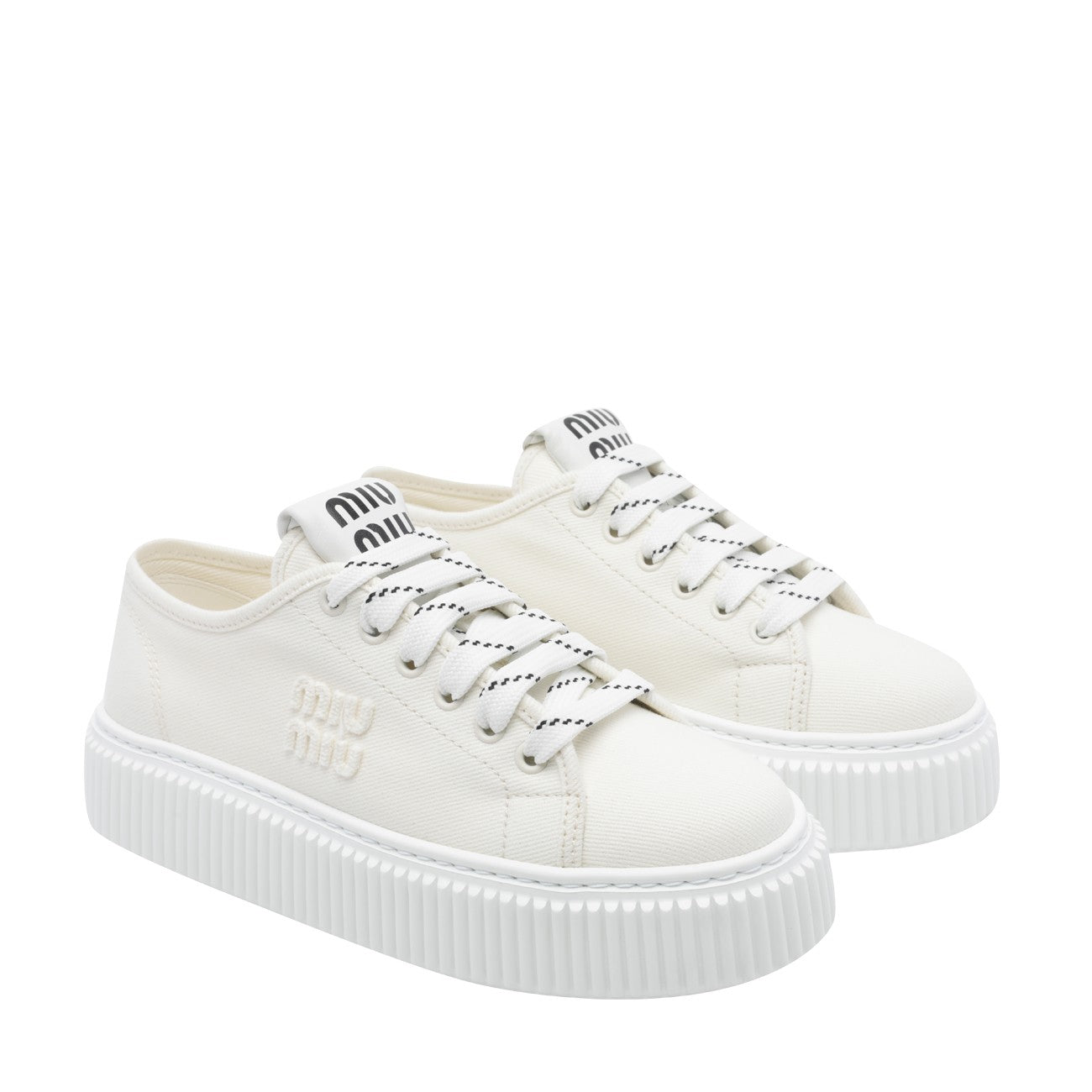 Miu Miu Women Logo Sneakers MIU MIU